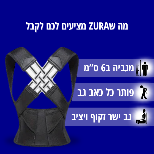 ™Zura - חגורה לכאבי גב