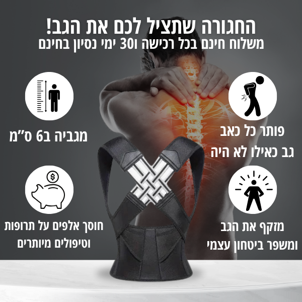 ™Zura - חגורה לכאבי גב